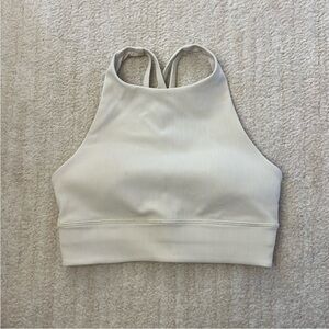 High neck sports tank bra